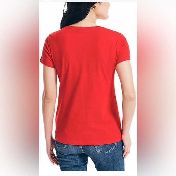 Nautica Ladies' Logo Tee Short Sleeve Crewneck - Picture 3 of 7